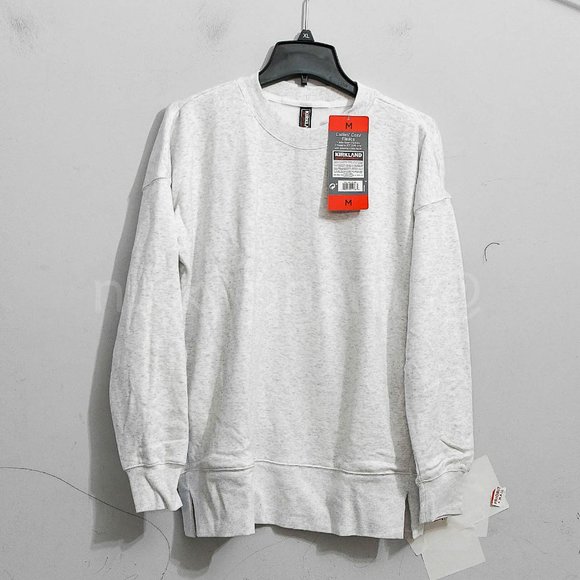 Kirkland Signature Ladies' Cozy Crewneck in white - Picture 4 of 7